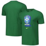 Shop brazil national team nike crest core t-shirt – green – Mexico Football Shirts & World Cup Jerseys
