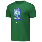 Shop brazil national team nike crest core t-shirt – green – Mexico Football Shirts & World Cup Jerseys