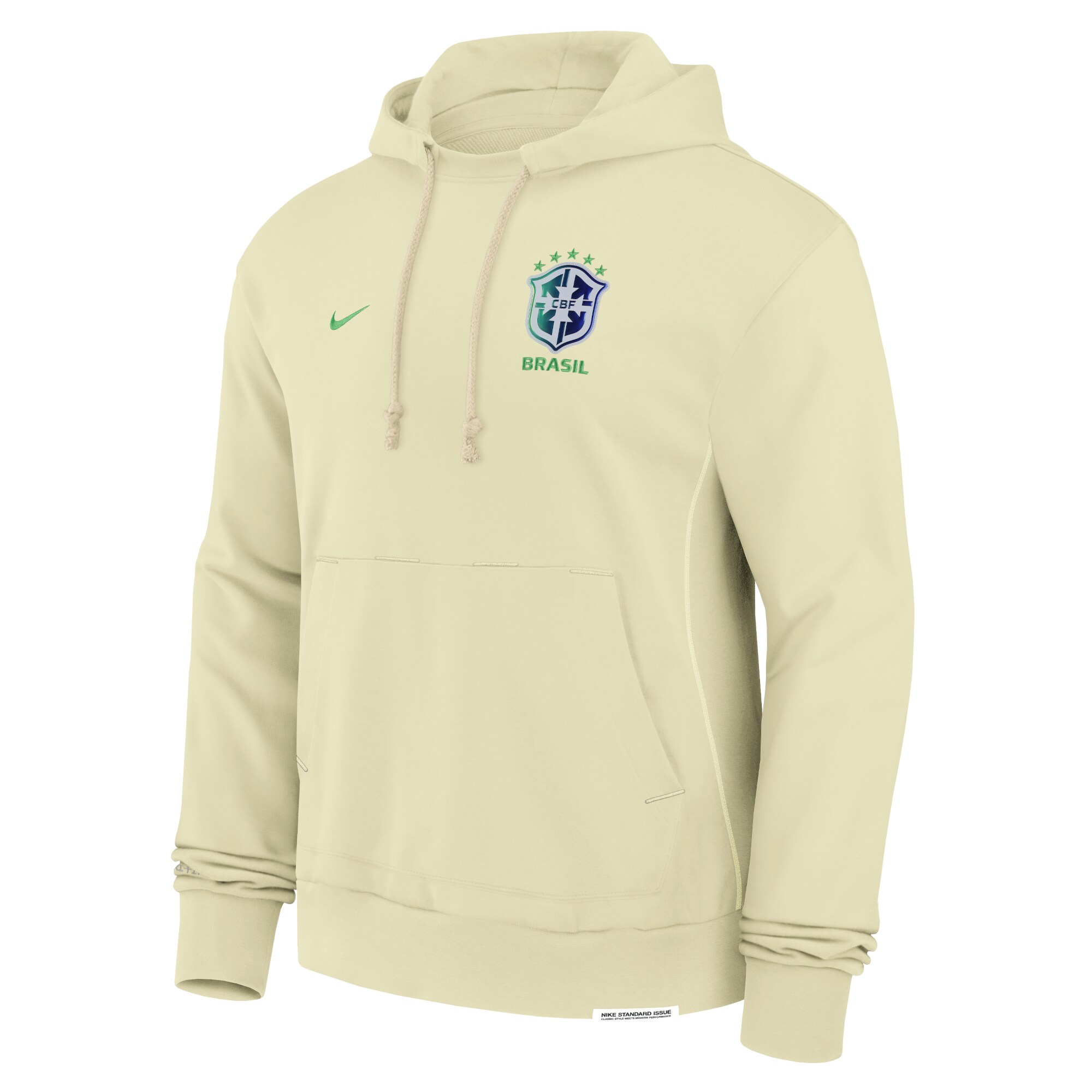 Shop brazil national team nike standard issue pullover hoodie – yellow – Mexico Football Shirts & World Cup Jerseys