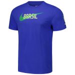 Shop brazil national team nike swoosh core t-shirt – royal – Mexico Football Shirts & World Cup Jerseys