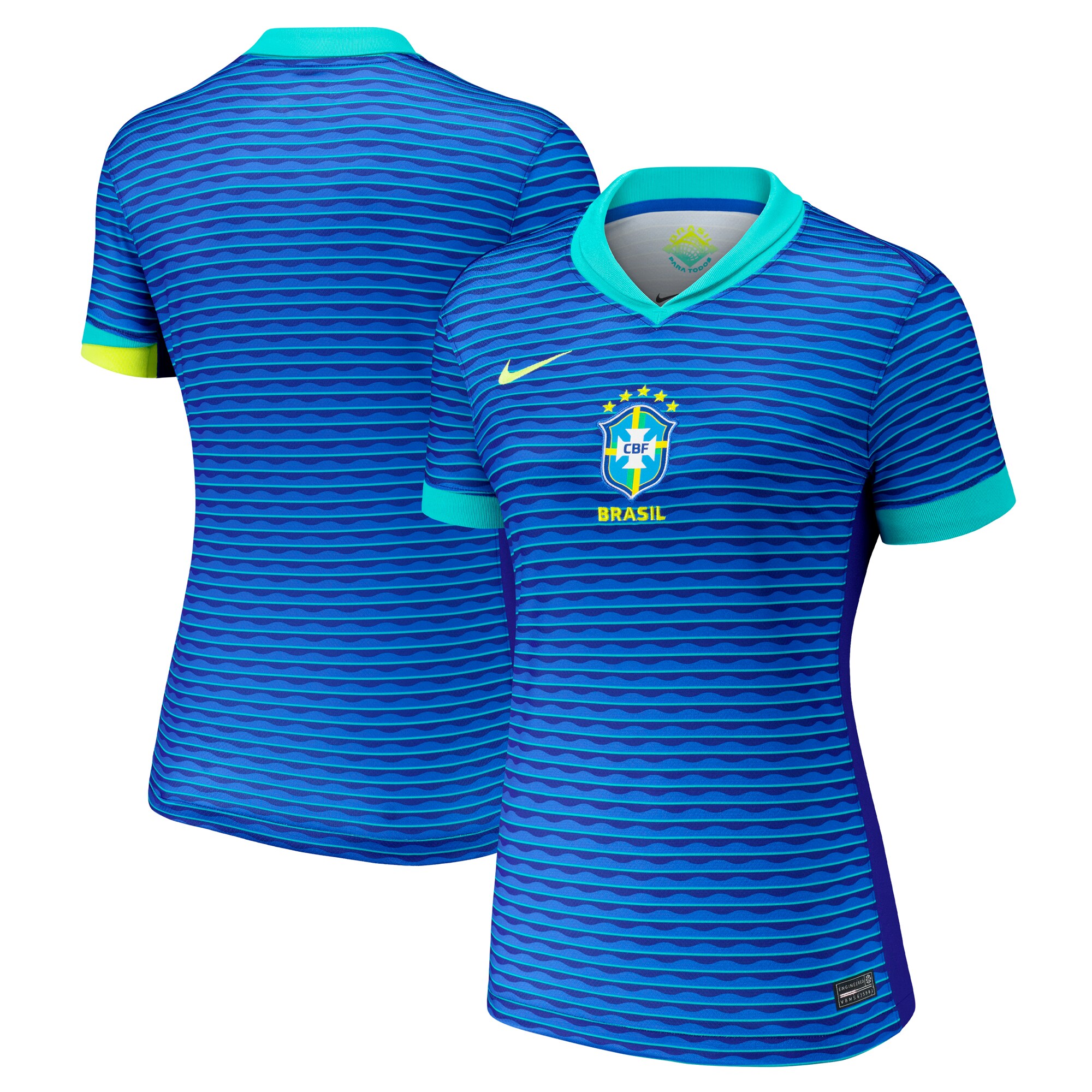 Shop brazil national team nike women8217s 2024 away stadium replica jersey – blue – Mexico Football Shirts & World Cup Jerseys