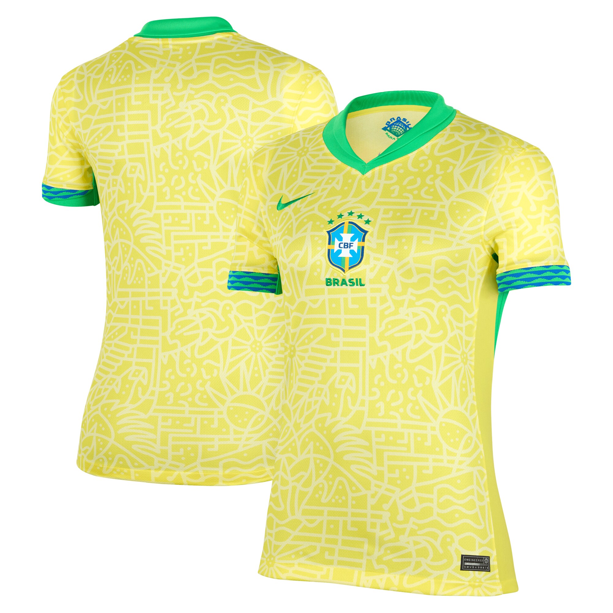Shop brazil national team nike women8217s 2024 home stadium replica jersey – yellow – Mexico Football Shirts & World Cup Jerseys