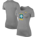 Shop brazil national team nike women8217s legend performance t-shirt – heather gray – Mexico Football Shirts & World Cup Jerseys