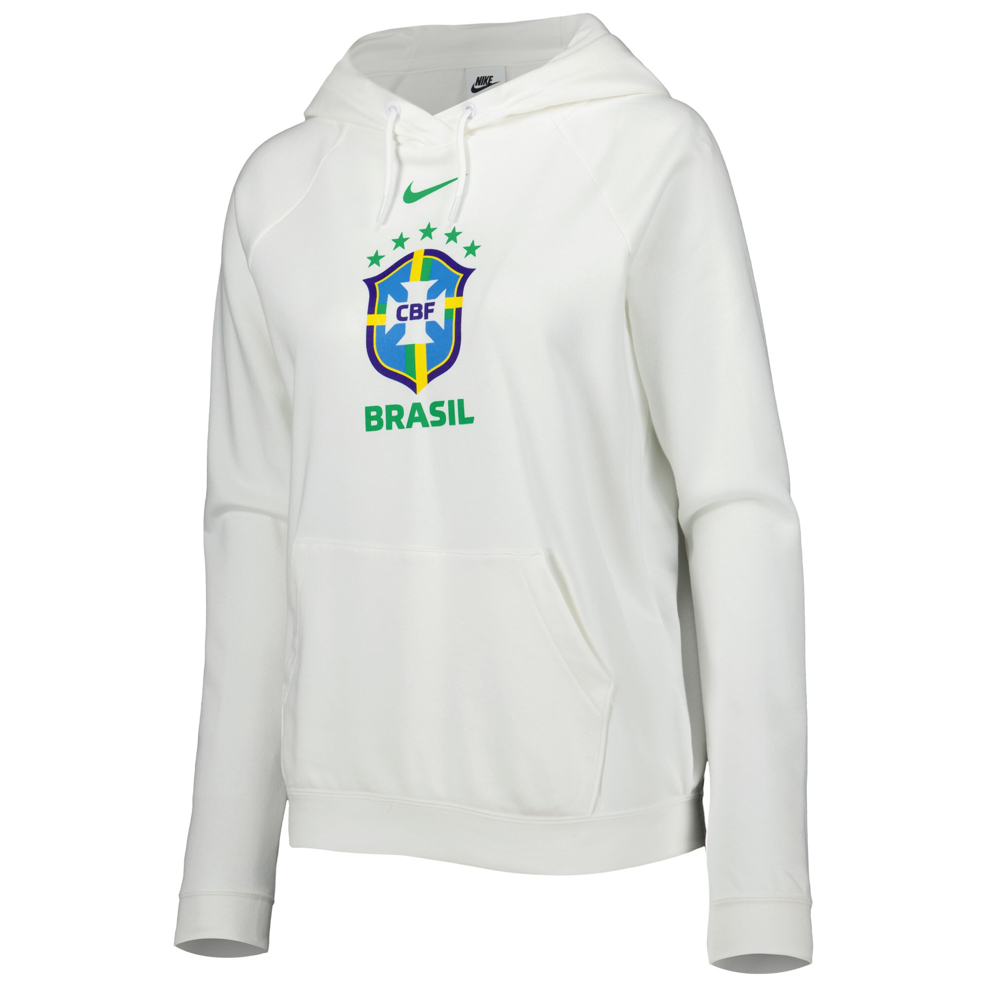 Shop brazil national team nike women8217s varsity raglan tri-blend pullover hoodie – white – Mexico Football Shirts & World Cup Jerseys