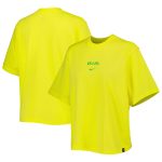 Shop brazil women8217s national team nike women8217s fearless top – yellow – Mexico Football Shirts & World Cup Jerseys