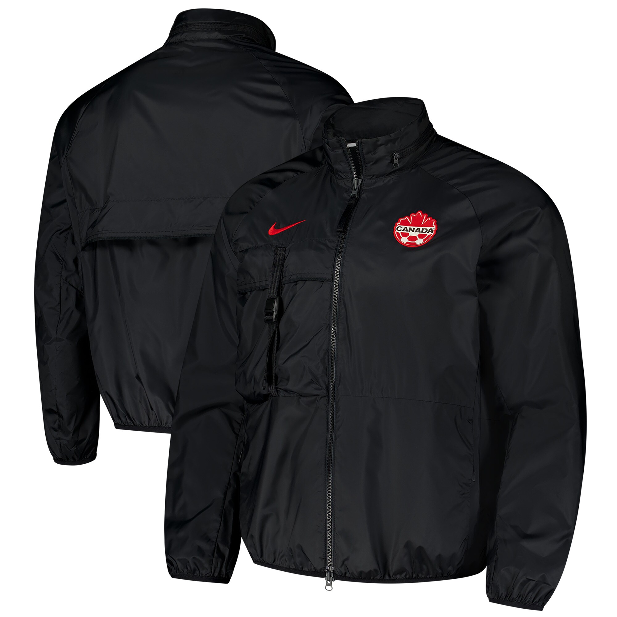 Shop canada soccer nike 2024 halo anthem full-zip jacket – black – Mexico Football Shirts & World Cup Jerseys