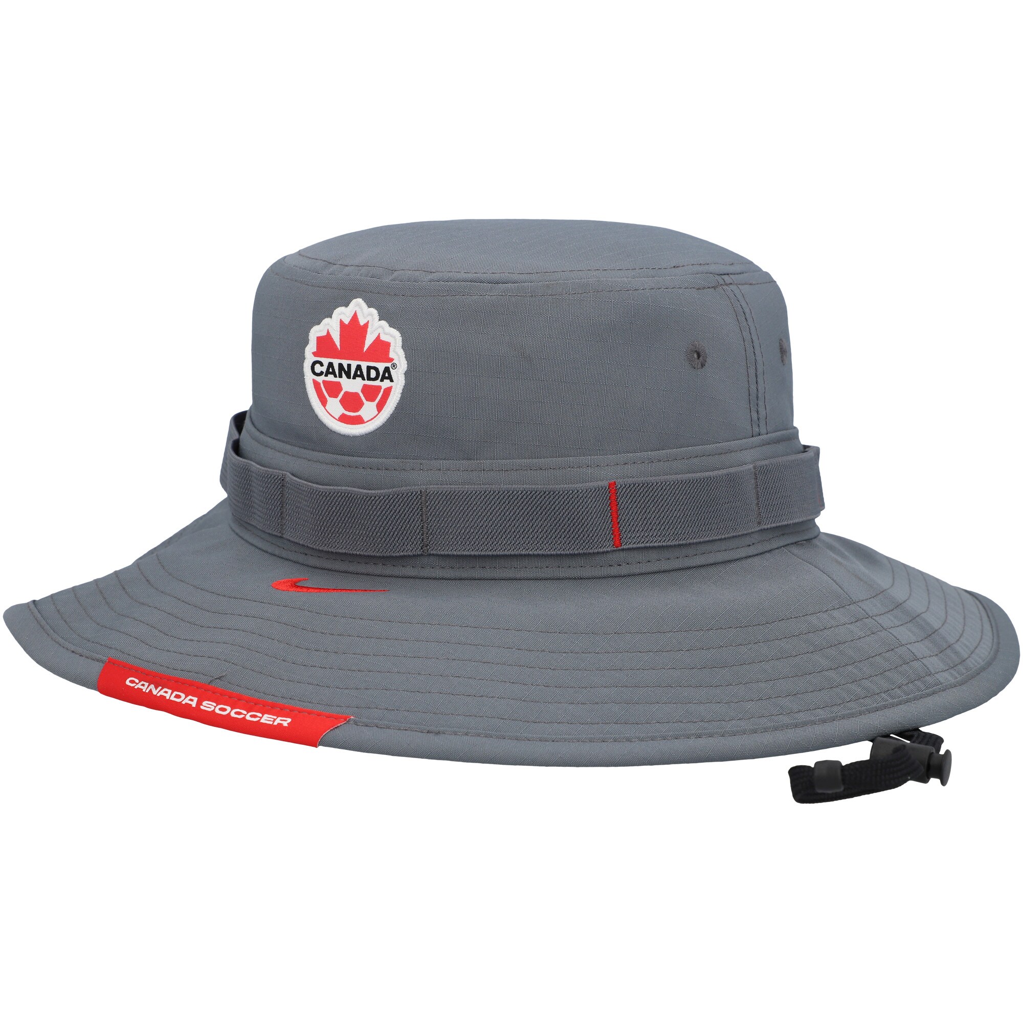 Shop canada soccer nike boonie tri-blend performance bucket hat – gray – Mexico Football Shirts & World Cup Jerseys