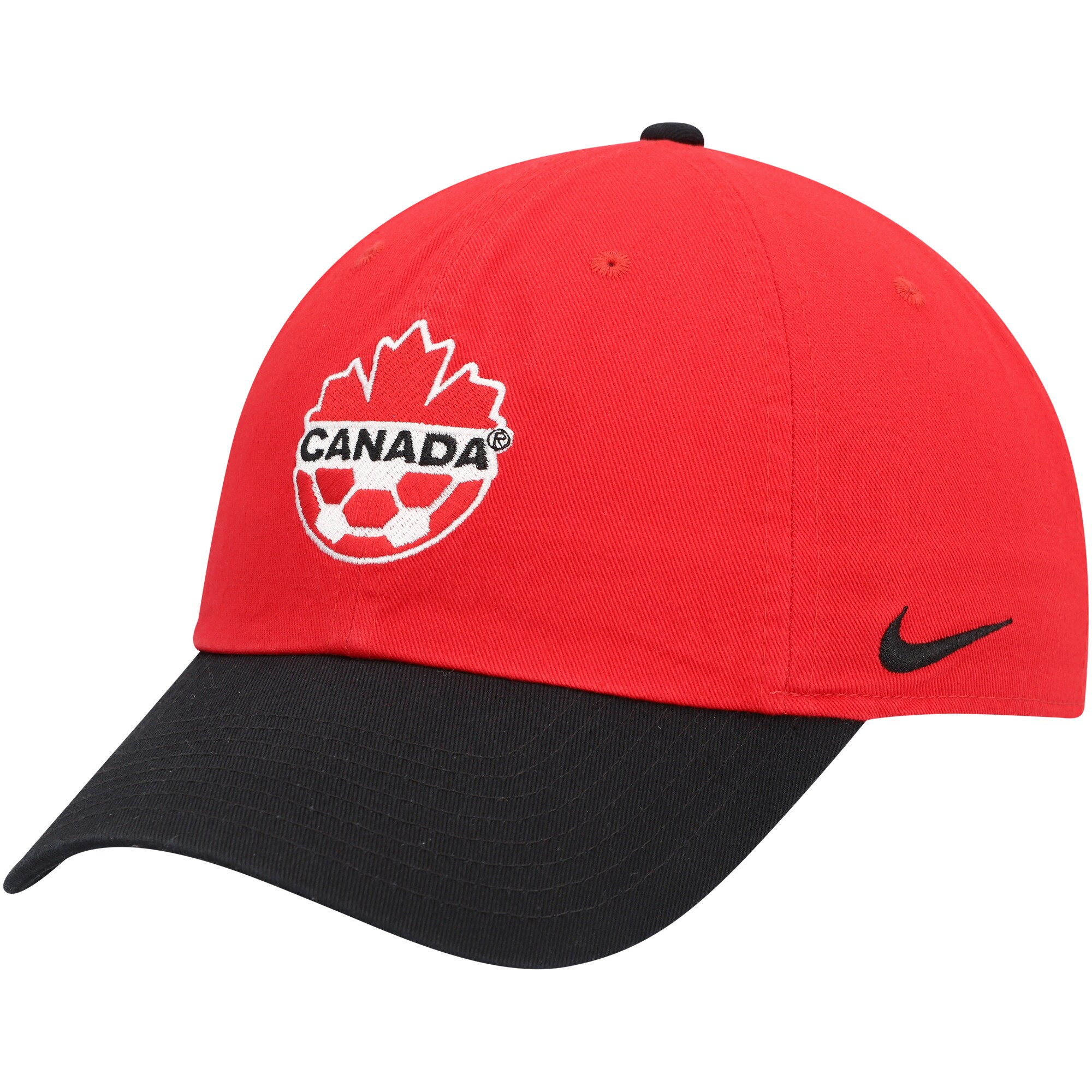 Shop canada soccer nike campus adjustable hat – redcharcoal – Mexico Football Shirts & World Cup Jerseys