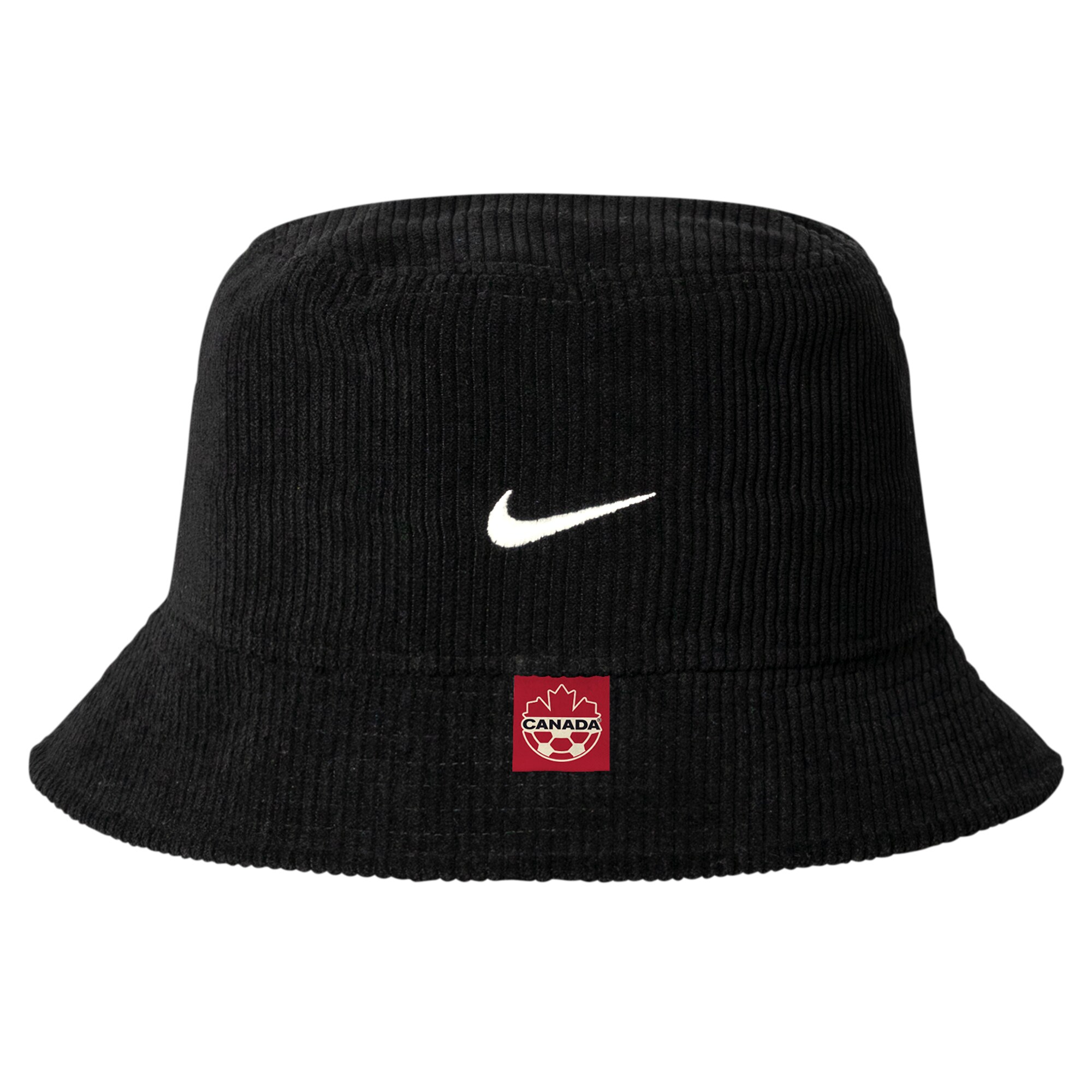 Shop canada soccer nike corduroy bucket hat – black – Mexico Football Shirts & World Cup Jerseys