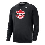 Shop canada soccer nike fleece pullover sweatshirt – black – Mexico Football Shirts & World Cup Jerseys