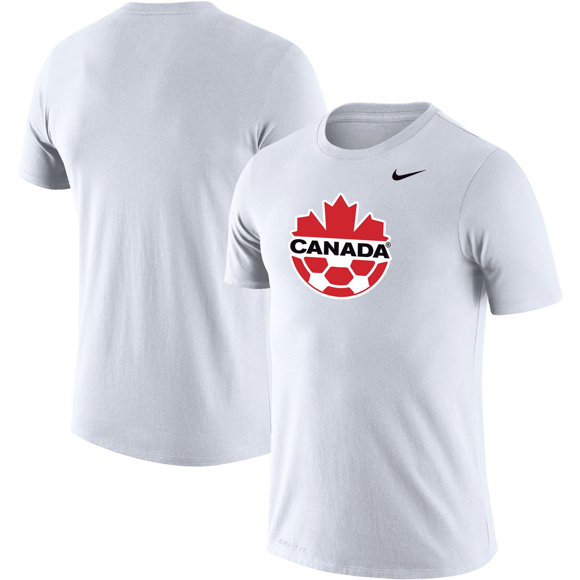 Shop canada soccer nike primary logo legend performance t-shirt – white – Mexico Football Shirts & World Cup Jerseys