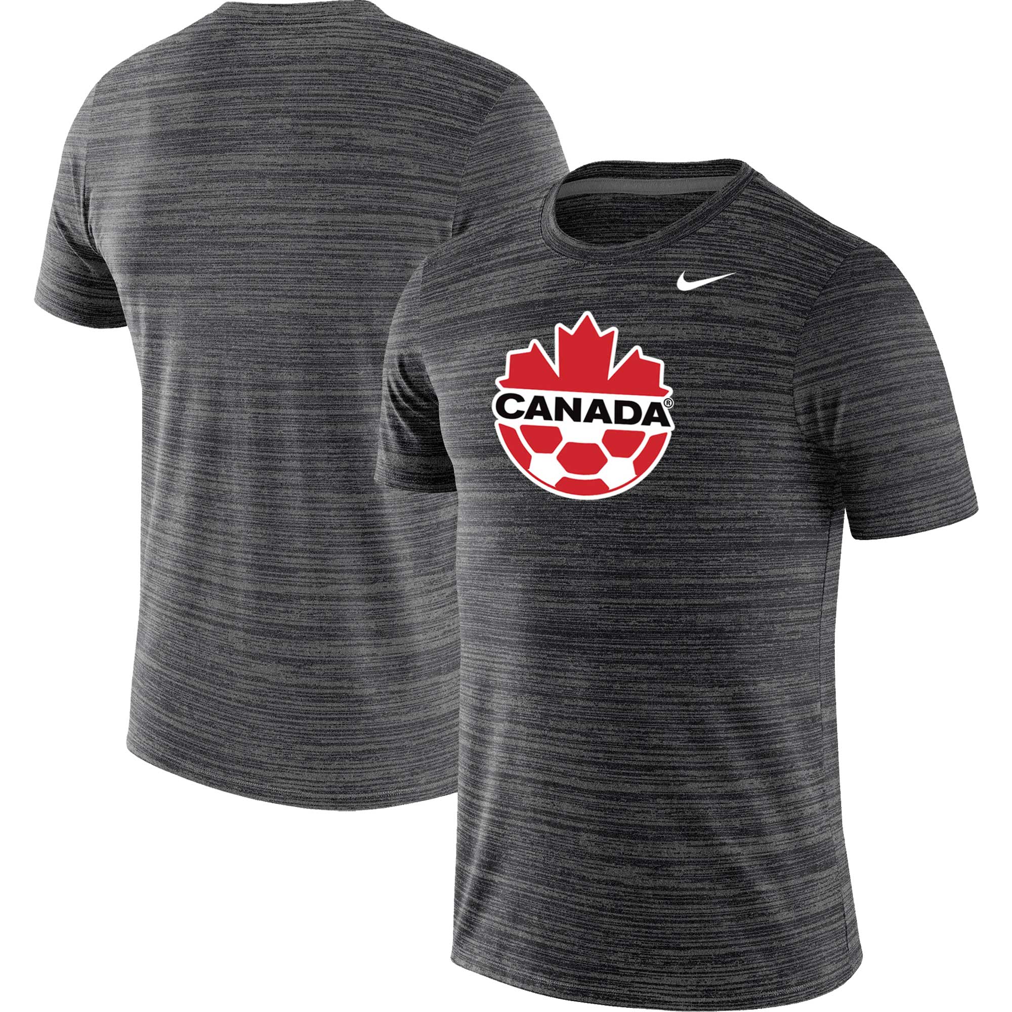 Shop canada soccer nike primary logo velocity legend performance t-shirt – black – Mexico Football Shirts & World Cup Jerseys