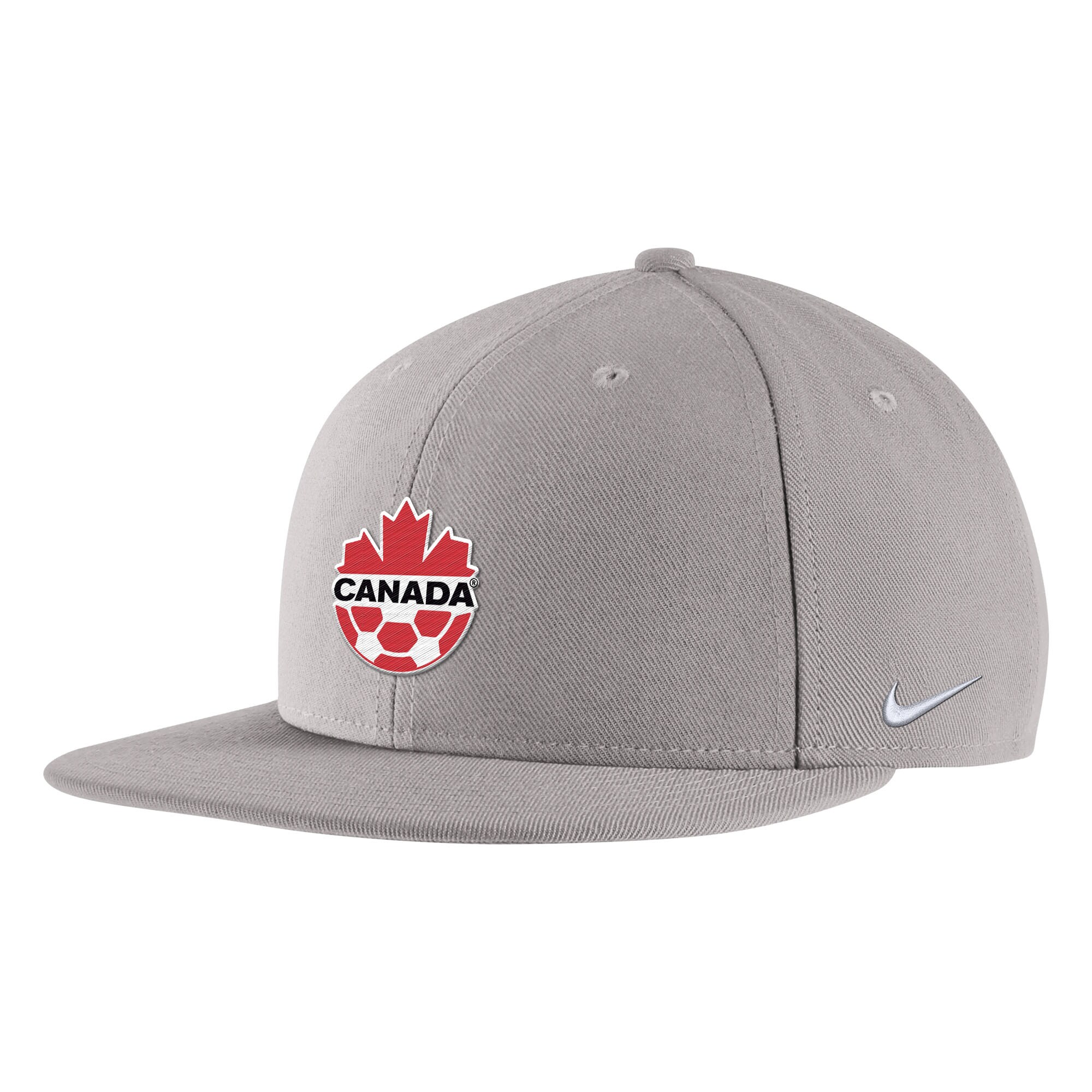 Shop canada soccer nike pro snapback hat – gray – Mexico Football Shirts & World Cup Jerseys