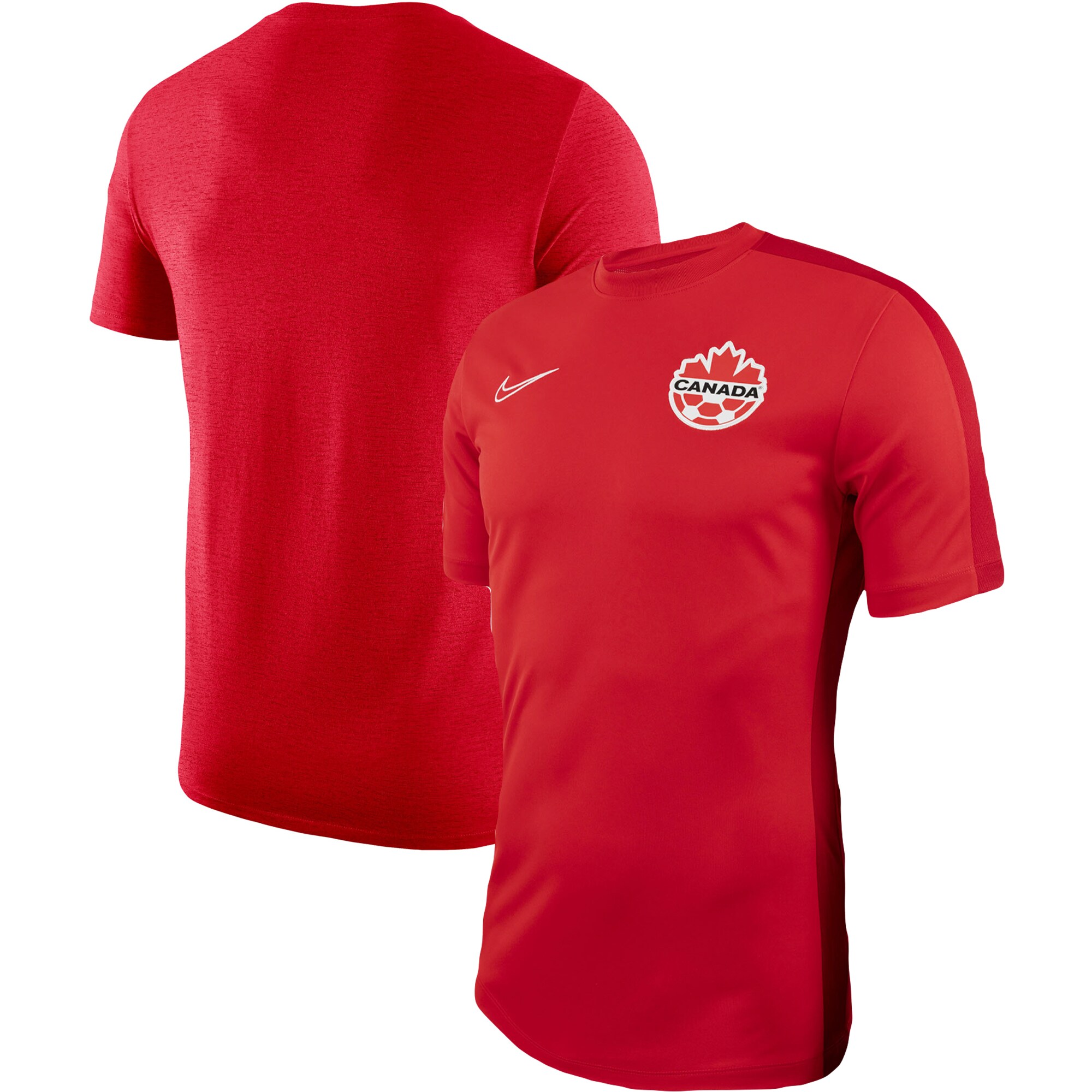 Shop canada soccer nike training top – red – Mexico Football Shirts & World Cup Jerseys
