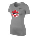 Shop canada soccer nike women8217s legend performance t-shirt – heather gray – Mexico Football Shirts & World Cup Jerseys