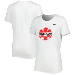 Shop canada soccer nike women8217s legend performance t-shirt – white – Mexico Football Shirts & World Cup Jerseys