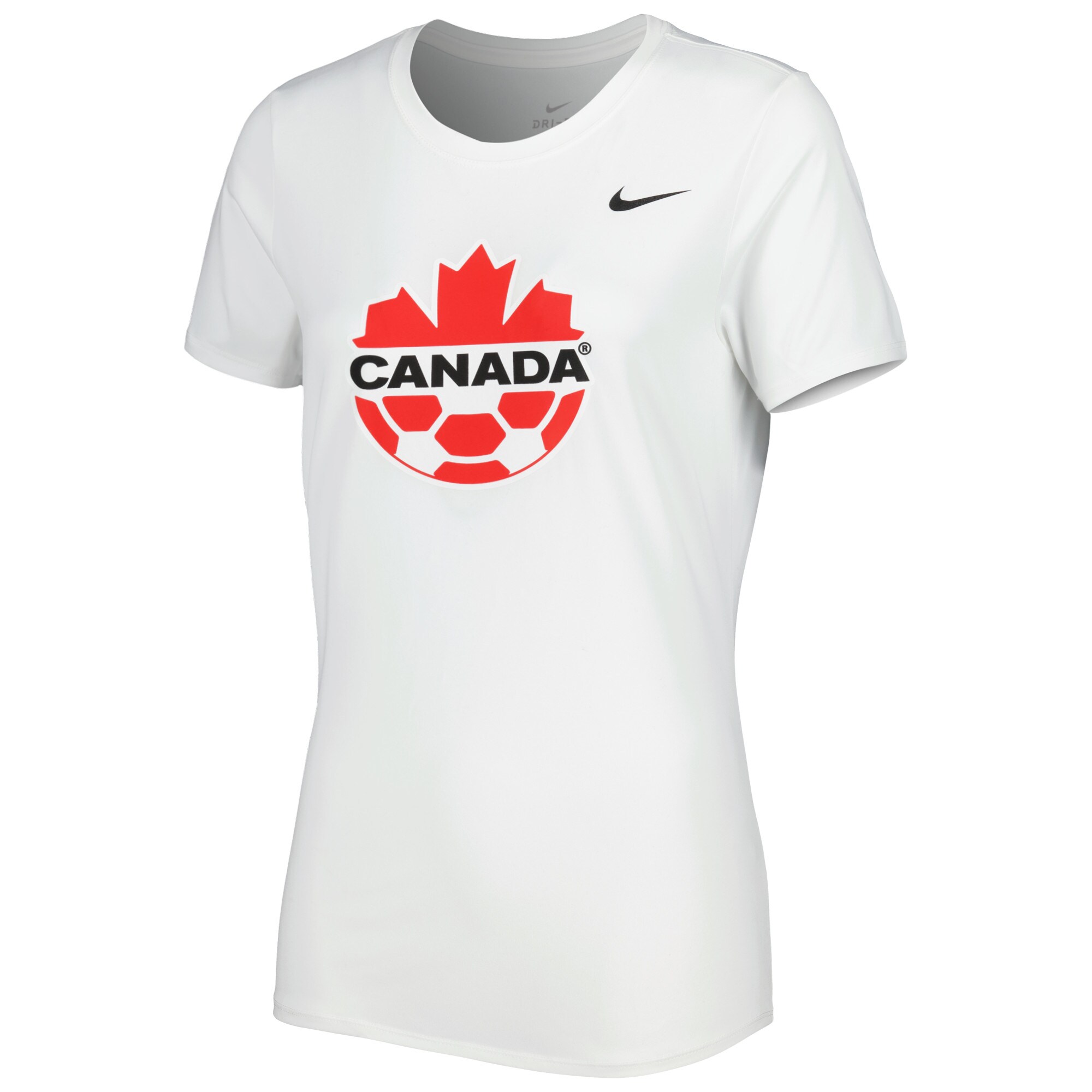 Shop canada soccer nike women8217s legend performance t-shirt – white – Mexico Football Shirts & World Cup Jerseys