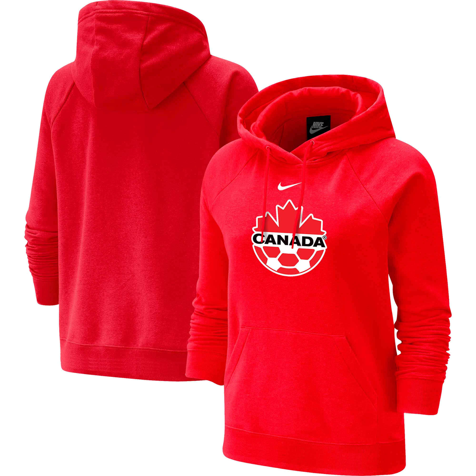 Shop canada soccer nike women8217s varsity raglan tri-blend pullover hoodie – red – Mexico Football Shirts & World Cup Jerseys