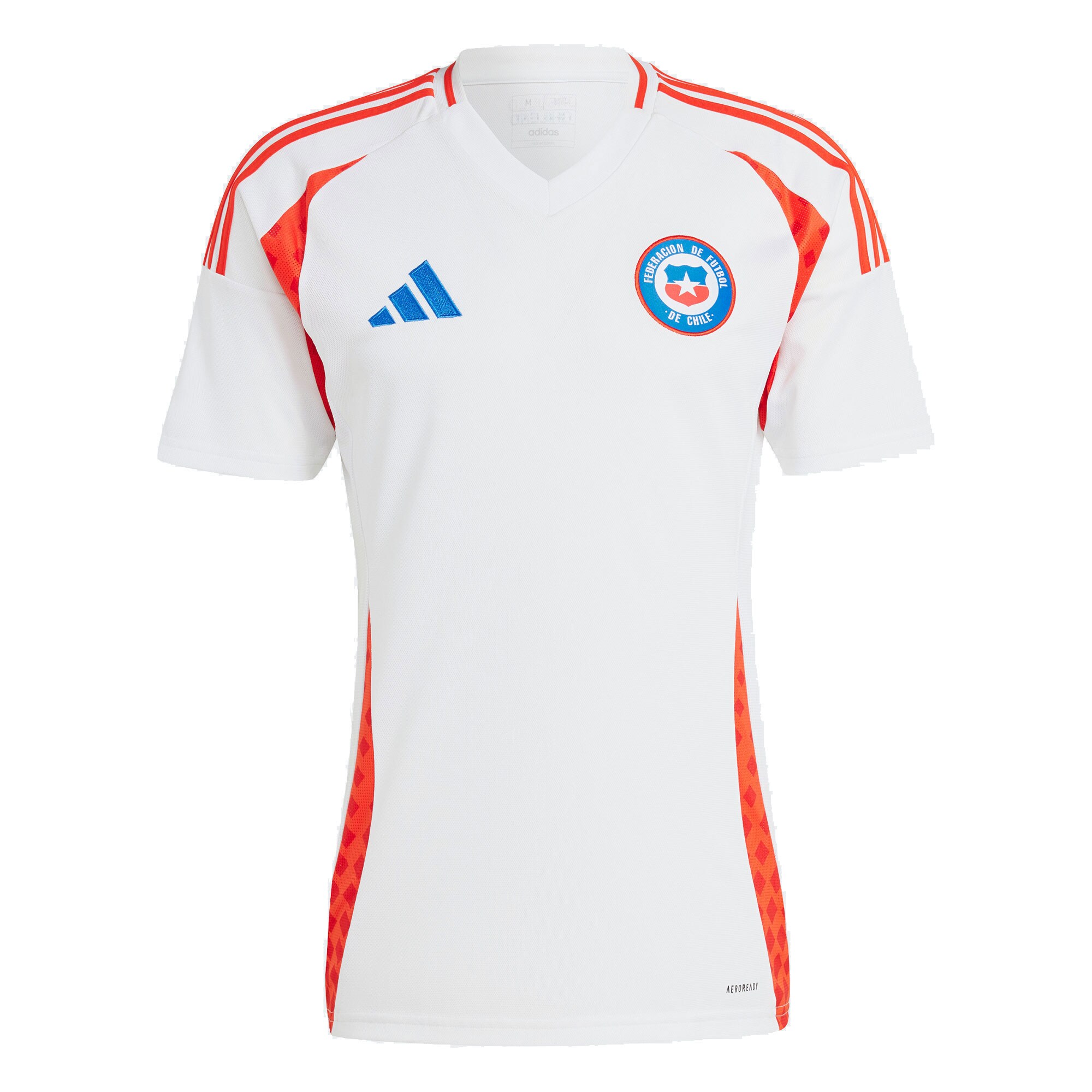 Shop chile national team adidas 2024 away replica jersey – white – Mexico Football Shirts & World Cup Jerseys