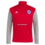 Shop chile national team adidas aeroready half-zip top – red – Mexico Football Shirts & World Cup Jerseys