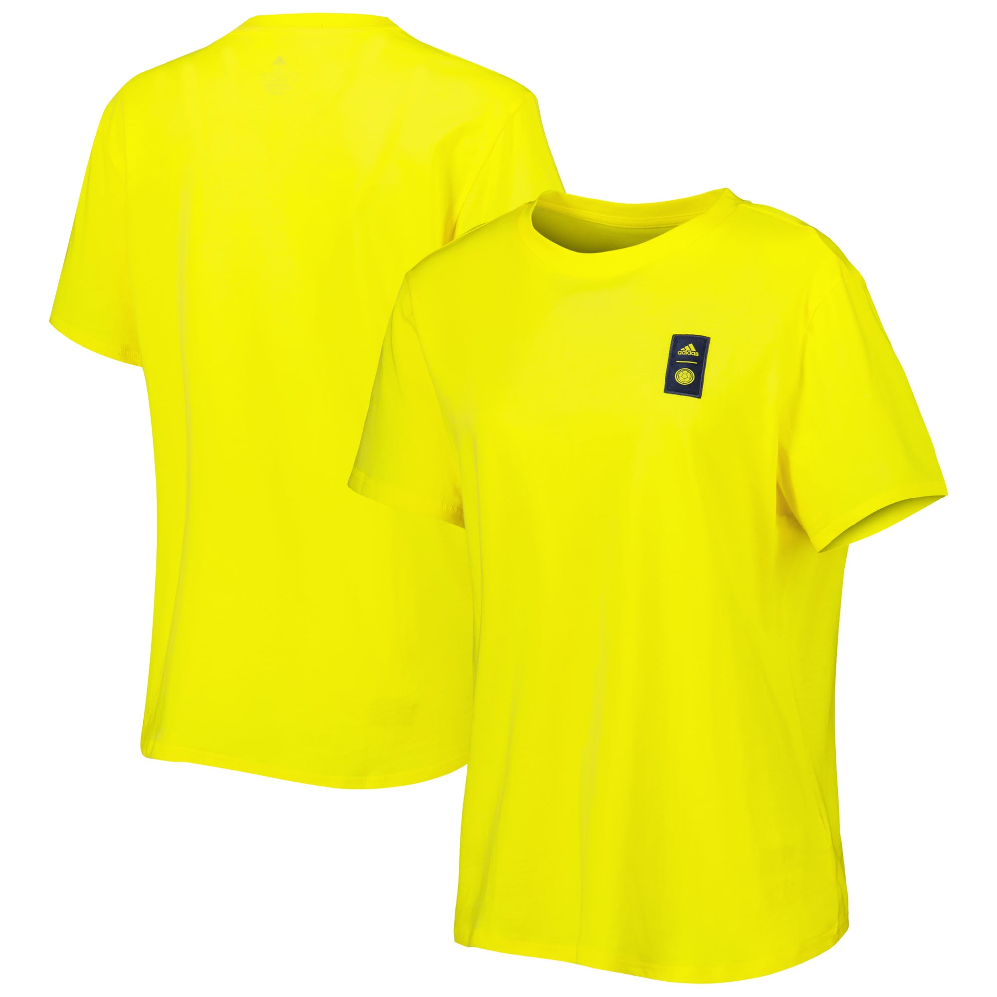 Shop colombia national team adidas women8217s dna t-shirt – yellow – Mexico Football Shirts & World Cup Jerseys