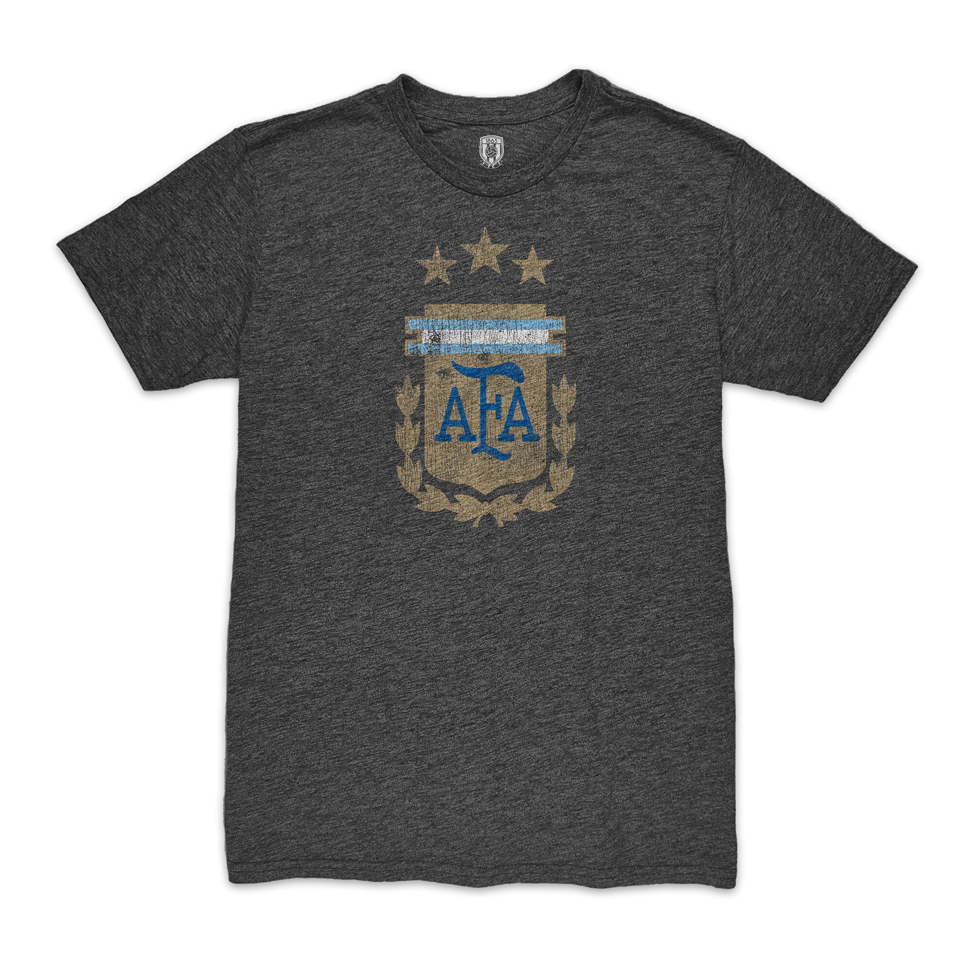 Shop cristian romero argentina national team 1863fc player vintage tri-blend t-shirt – black – Mexico Football Shirts & World Cup Jerseys