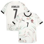 Shop cristiano ronaldo portugal national team puma 2025 away authentic jersey – white – Mexico Football Shirts & World Cup Jerseys