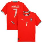 Shop cristiano ronaldo portugal national team puma 2025 home replica jersey – red – Mexico Football Shirts & World Cup Jerseys