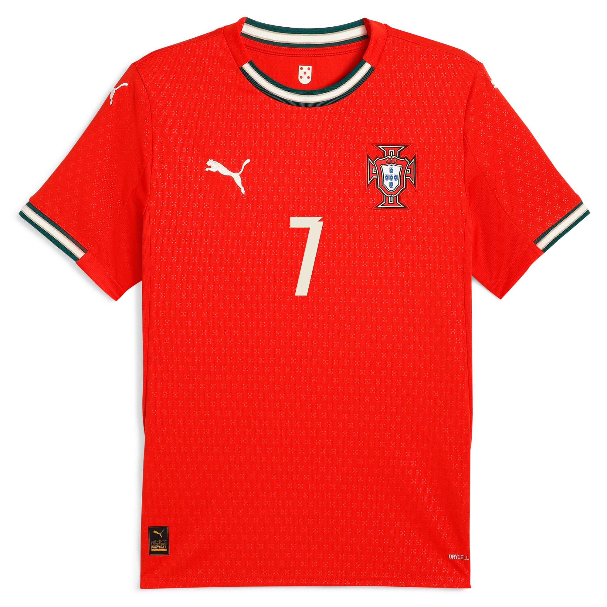 Shop cristiano ronaldo portugal national team puma 2025 home replica jersey – red – Mexico Football Shirts & World Cup Jerseys