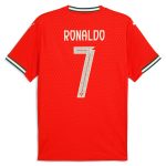 Shop cristiano ronaldo portugal national team puma 2025 home replica jersey – red – Mexico Football Shirts & World Cup Jerseys