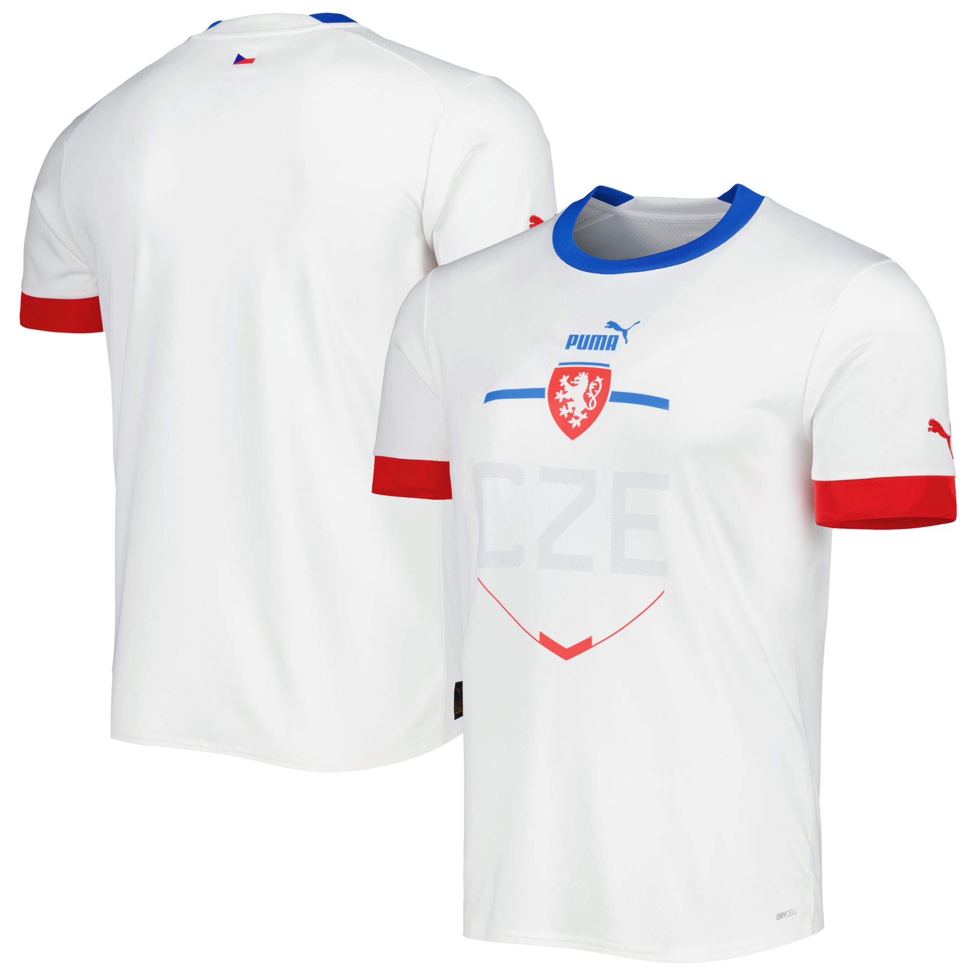 Shop czech republic national team puma 202223 away replica jersey – white – Mexico Football Shirts & World Cup Jerseys