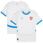 Shop czech republic national team puma 2024 away replica jersey – white – Mexico Football Shirts & World Cup Jerseys