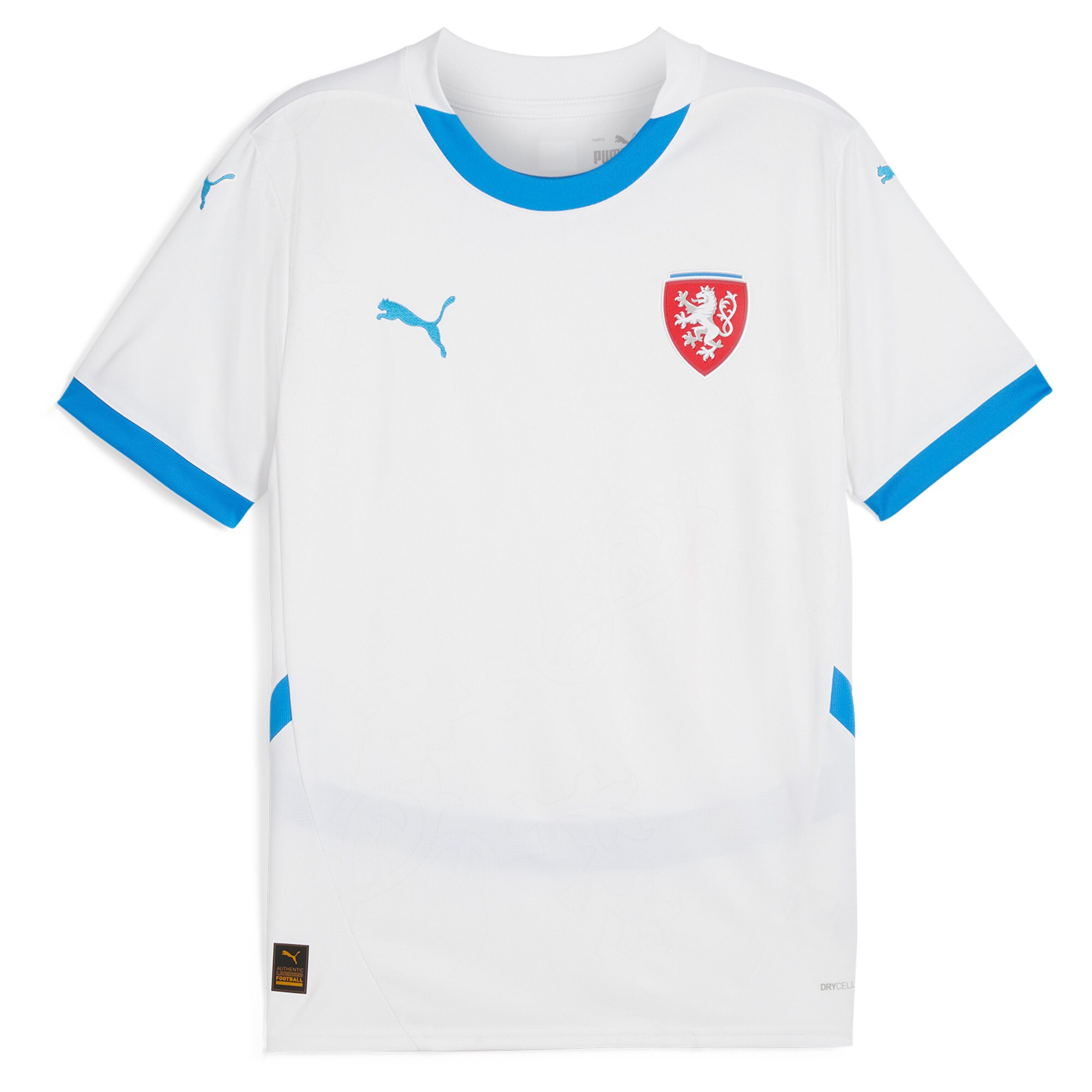 Shop czech republic national team puma 2024 away replica jersey – white – Mexico Football Shirts & World Cup Jerseys