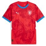 Shop czech republic national team puma 2024 home replica jersey – red – Mexico Football Shirts & World Cup Jerseys