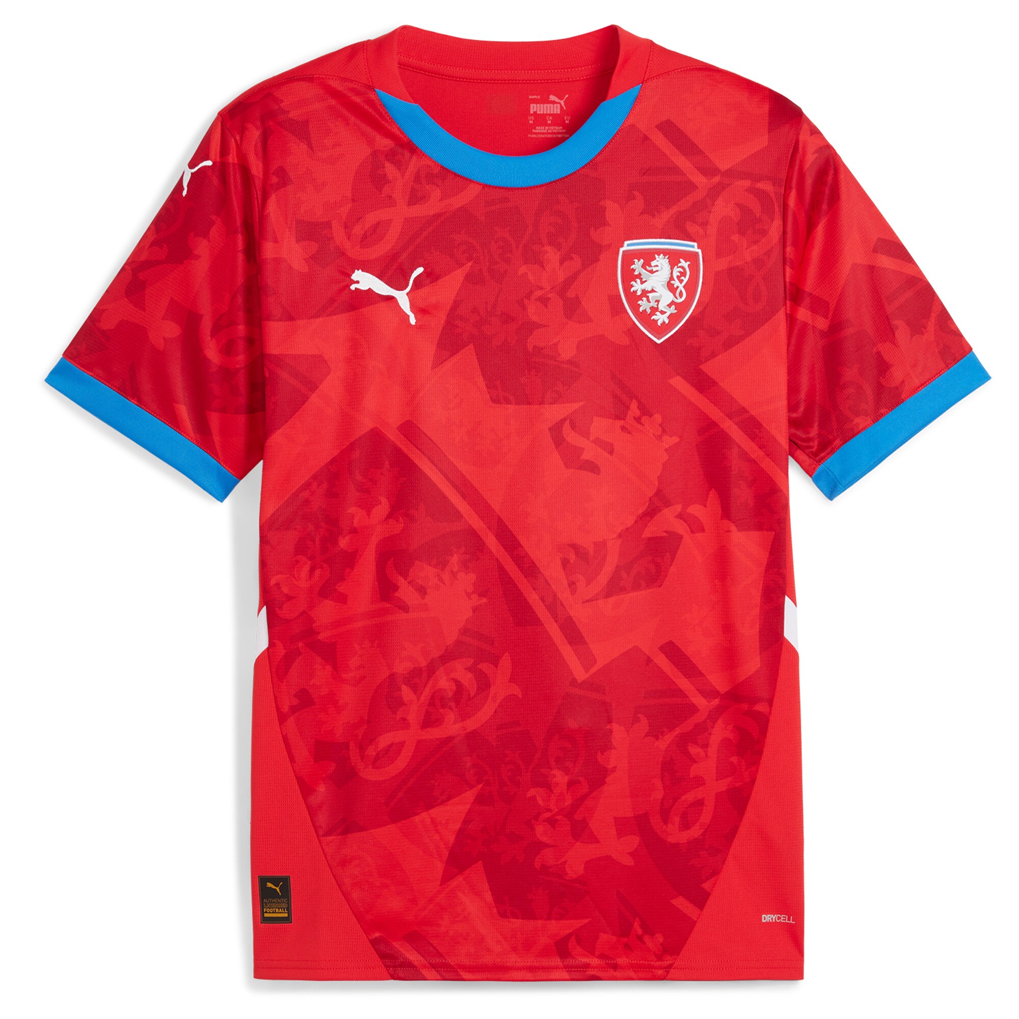 Shop czech republic national team puma 2024 home replica jersey – red – Mexico Football Shirts & World Cup Jerseys