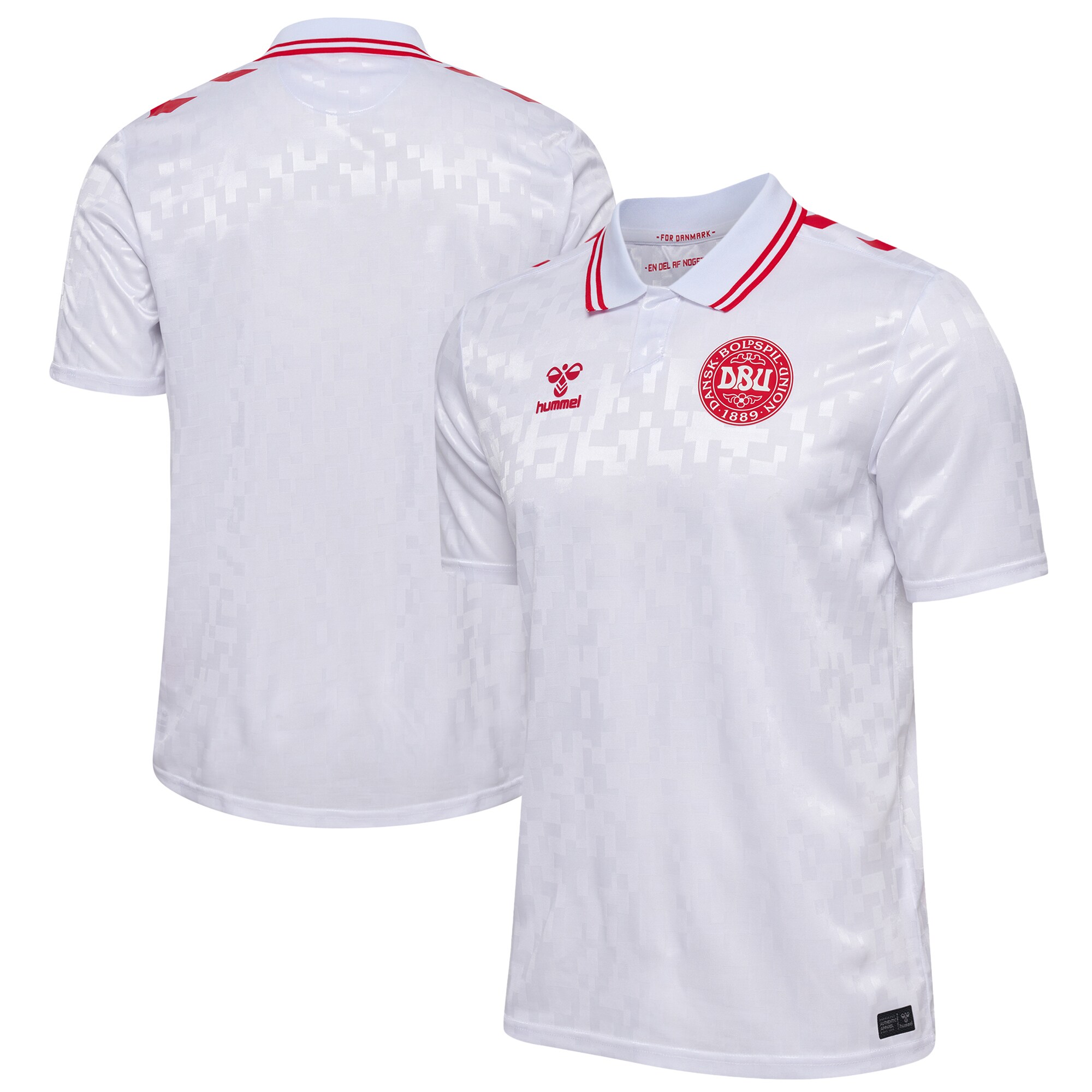 Shop denmark national team 2024 away replica jersey – white – Mexico Football Shirts & World Cup Jerseys