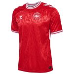 Shop denmark national team 2024 home replica jersey – red – Mexico Football Shirts & World Cup Jerseys
