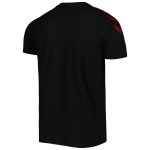 Shop denmark national team fan raglan t-shirt – black – Mexico Football Shirts & World Cup Jerseys