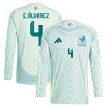 Shop edson alvarez mexico national team adidas 2024 away replica player long sleeve jersey – green – Mexico Football Shirts & World Cup Jerseys