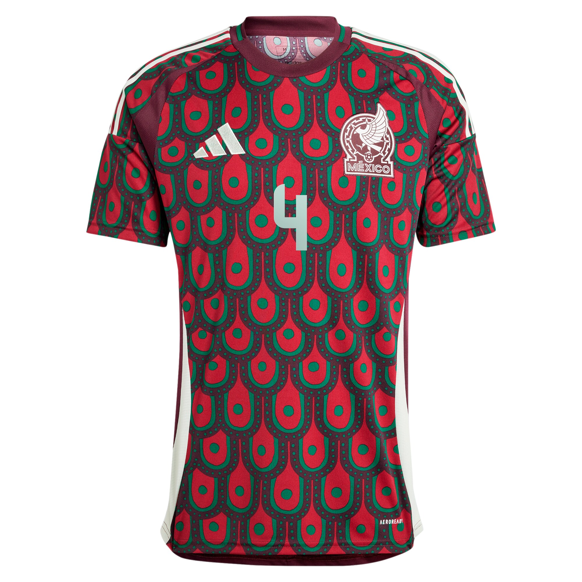 Shop edson alvarez mexico national team adidas 2024 home replica player jersey – burgundy – Mexico Football Shirts & World Cup Jerseys