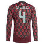 Shop edson alvarez mexico national team adidas 2024 home replica player long sleeve jersey – burgundy – Mexico Football Shirts & World Cup Jerseys