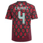 Shop edson alvarez mexico national team adidas youth 2024 home replica player jersey – burgundy – Mexico Football Shirts & World Cup Jerseys