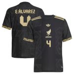 Shop edson alvarez mexico national team adidas youth 2025 third authentic player jersey – black – Mexico Football Shirts & World Cup Jerseys