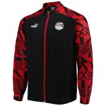Shop egypt national team puma pre-match raglan full-zip training jacket – black – Mexico Football Shirts & World Cup Jerseys