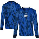 Shop el salvador national team umbro 2023 replica long sleeve jersey – blue – Mexico Football Shirts & World Cup Jerseys