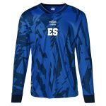 Shop el salvador national team umbro 2023 replica long sleeve jersey – blue – Mexico Football Shirts & World Cup Jerseys