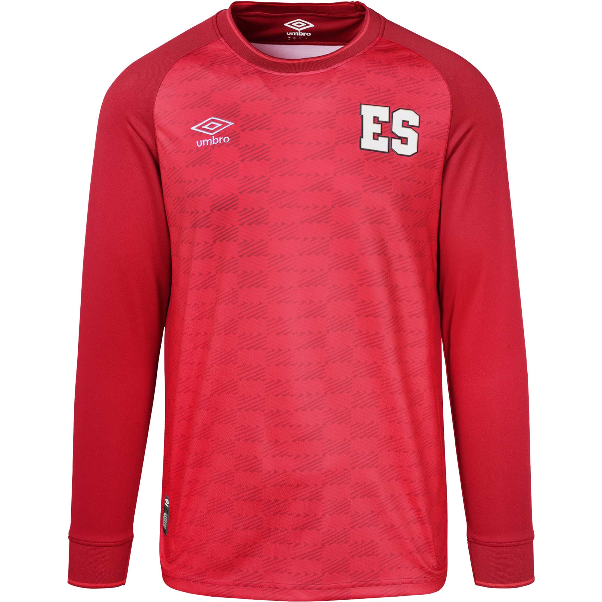 Shop el salvador national team umbro 2023 replica long sleeve jersey – red – Mexico Football Shirts & World Cup Jerseys