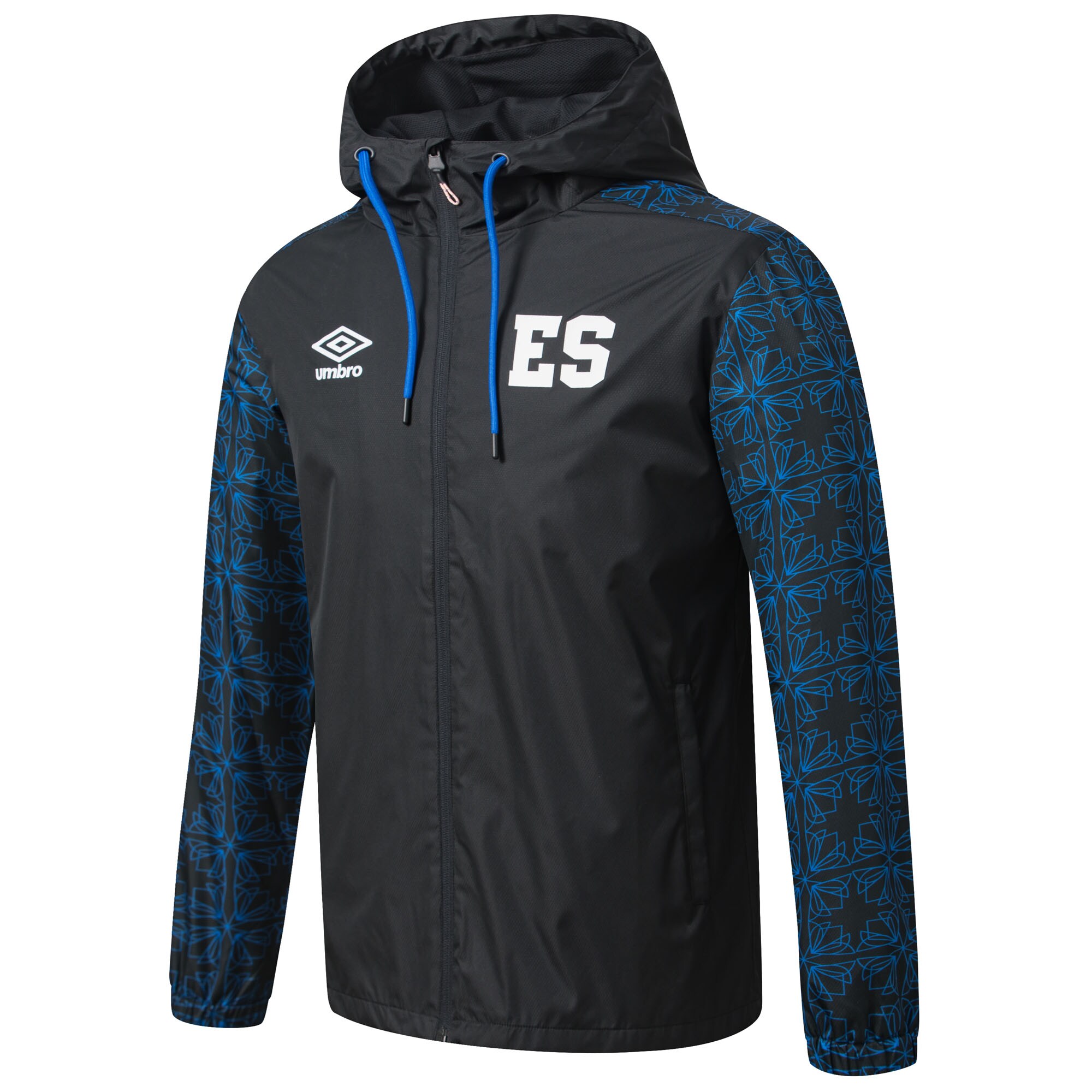 Shop el salvador national team umbro full-zip hooded rain jacket – black – Mexico Football Shirts & World Cup Jerseys