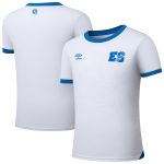 Shop el salvador national team umbro youth 2025 away replica jersey – white – Mexico Football Shirts & World Cup Jerseys