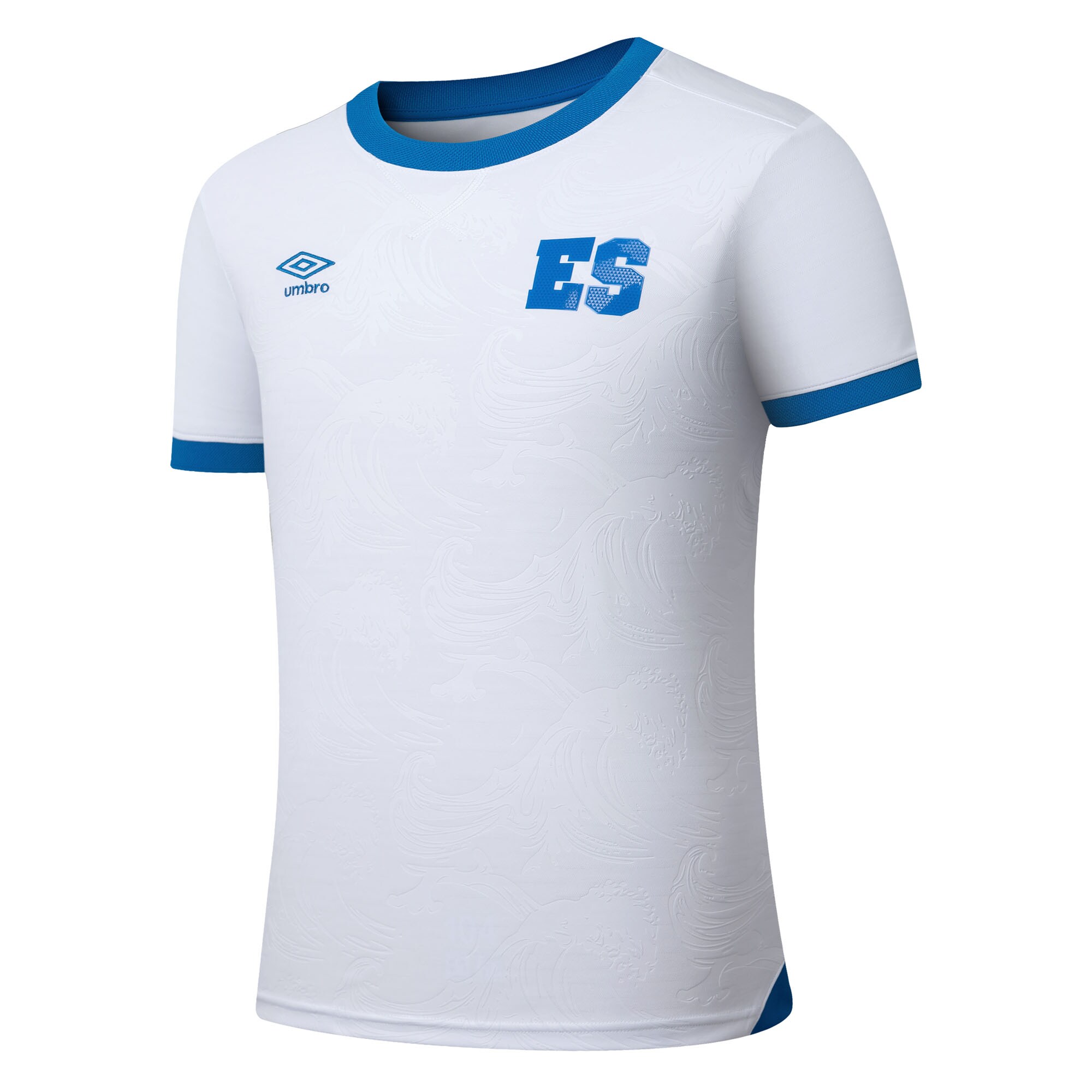 Shop el salvador national team umbro youth 2025 away replica jersey – white – Mexico Football Shirts & World Cup Jerseys